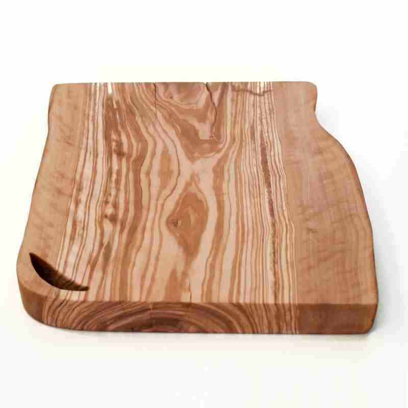 Tagliere in legno massello di ulivo
